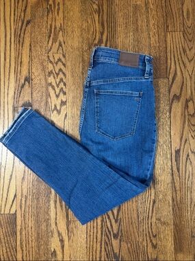 Madewell Curvy High-Rise Skinny Crop Blue Jeans SZ 29